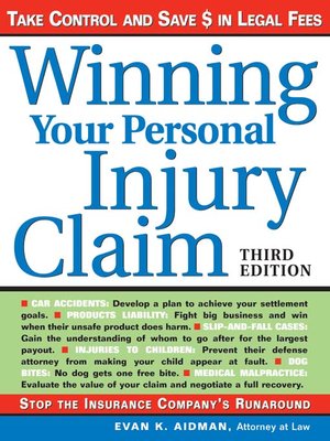 cover image of Winning Your Personal Injury Claim